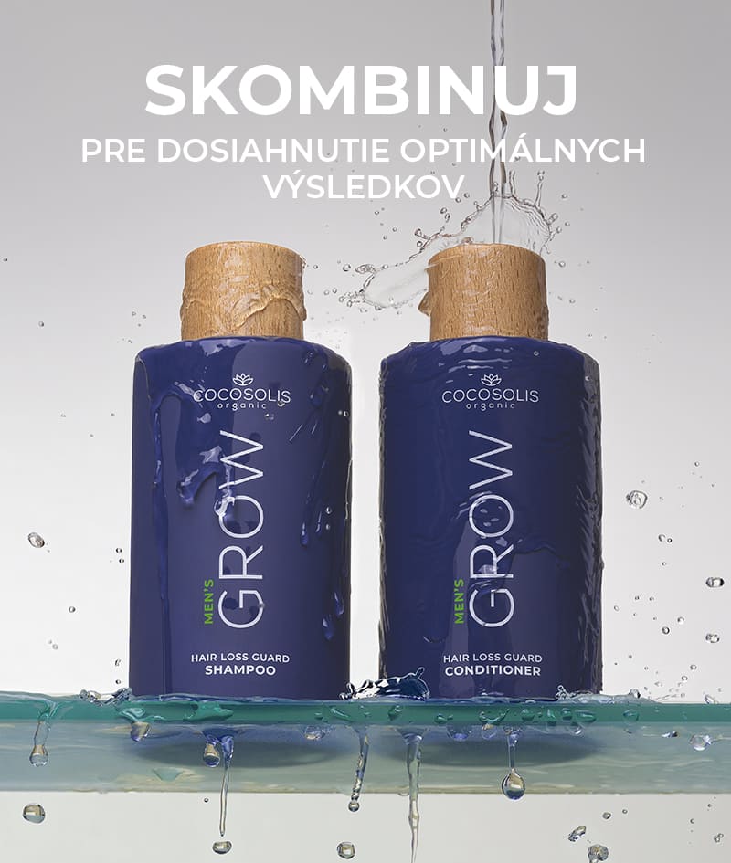 GROW Men’s Hair Loss Guard Conditioner: Kondicionér proti vypadávaniu vlasov pre mužov s KERASCALP™ a proteínmi. Okamžite posilňuje, zahusťuje a dodáva objem. Zameriava sa na DHT.