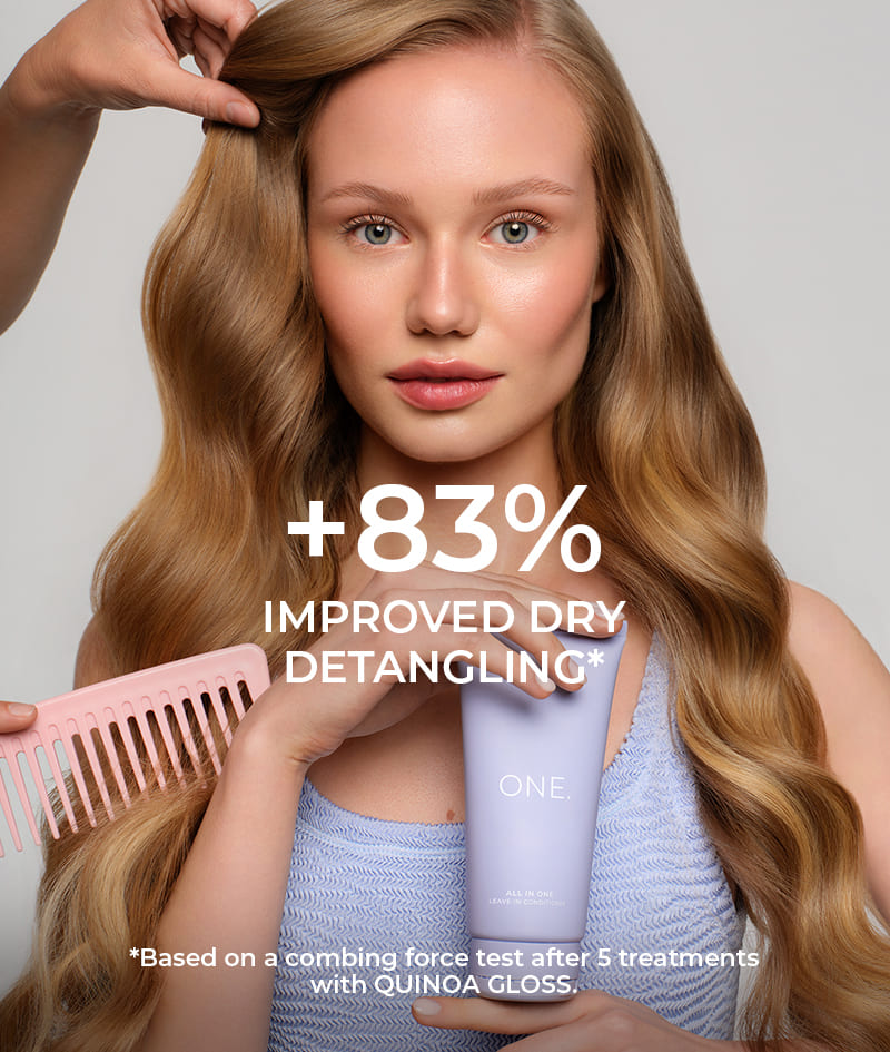 ONE. ALL IN ONE LEAVE-IN CONDITIONER: Leave-in conditioner with 12 benefits in one lightweight formula. Hydrates and restores. Smooths and adds shine. Makes detangling and styling easier, reduces frizz, and shortens drying time. Provides UV and heat protection. Helps prevent color fading.