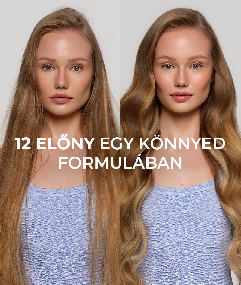 ONE. ALL IN ONE LEAVE-IN CONDITIONER: Öblítést nélküli hajbalzsam 12 előnnyel egy könnyű formulában. Hidratál és regenerál. Simává és ragyogóvá varázsolja a hajat. Megkönnyíti a kifésülést és a formázást. Anti frizz hatással, lerövidíti a szárítási időt. UV- és hővédelem. Óvja a hajszínt a fakulástól.

