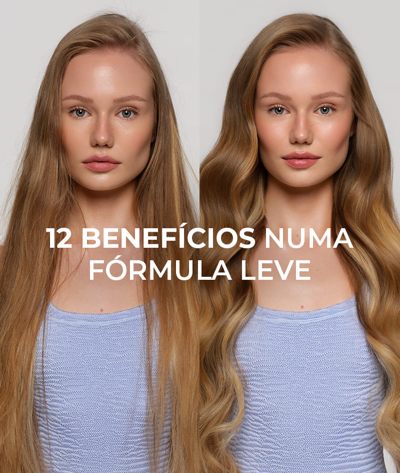 ONE. ALL IN ONE LEAVE-IN CONDITIONER: Condicionador leave-in com 12 benefícios numa fórmula leve. Hidrata e repara. Alisa e dá brilho. Facilita o desembaraçar e a modelação, reduz o frizz e acelera a secagem. Proporciona proteção UV e térmica. Ajuda a preservar a cor.