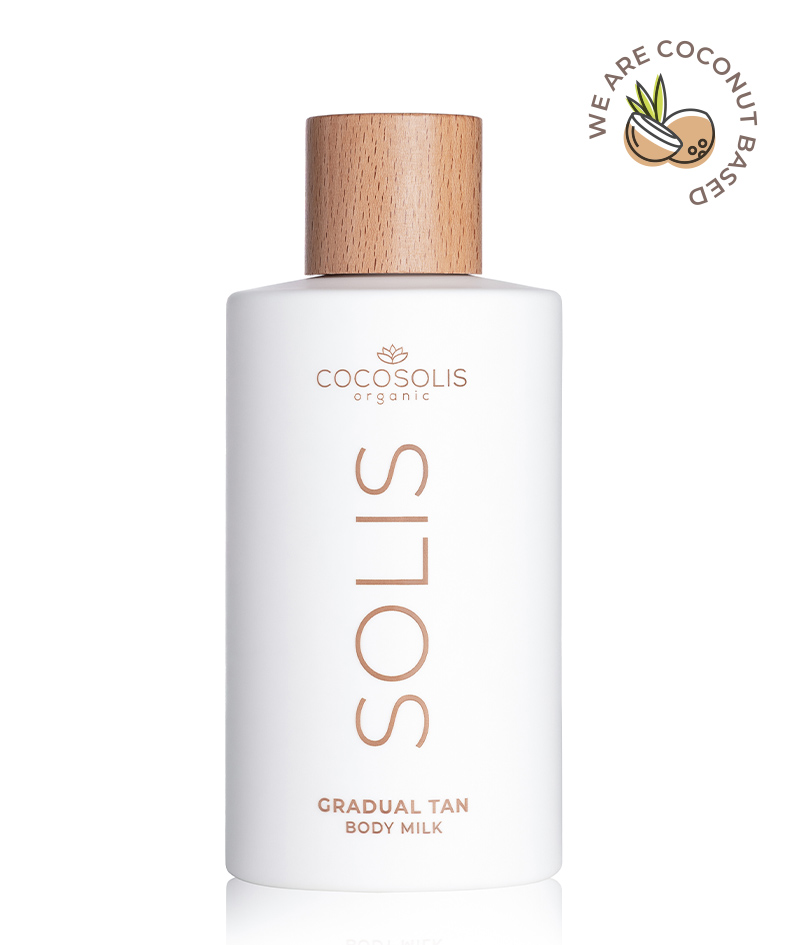 SOLIS Gradual Tan Body Milk: Natürliche Selbstbräuner-Körpermilch. Für tägliche Hydration und eine sich nach und nach aufbauende bronzene Bräune.
Leichte, schnell einziehende Formel.