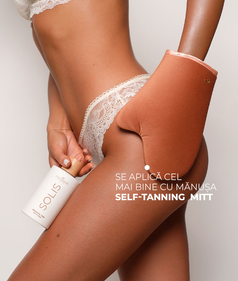 SOLIS Gradual Tan Body Milk: Lapte autobronzant natural pentru corp. Pentru hidratare zilnică și un bronz gradual, cu efect cumulativ.
Formulă ușoară, cu absorbție rapidă.
