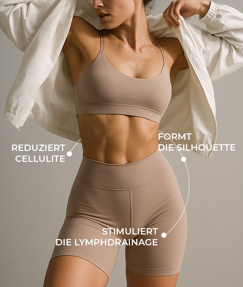 BODY GUA SHA Anti-cellulite & Sculpting Massager: Körpermassagegerät aus Naturholz. Glättet Cellulite und formt die Silhouette. Stimuliert die Durchblutung und die Lymphdrainage.