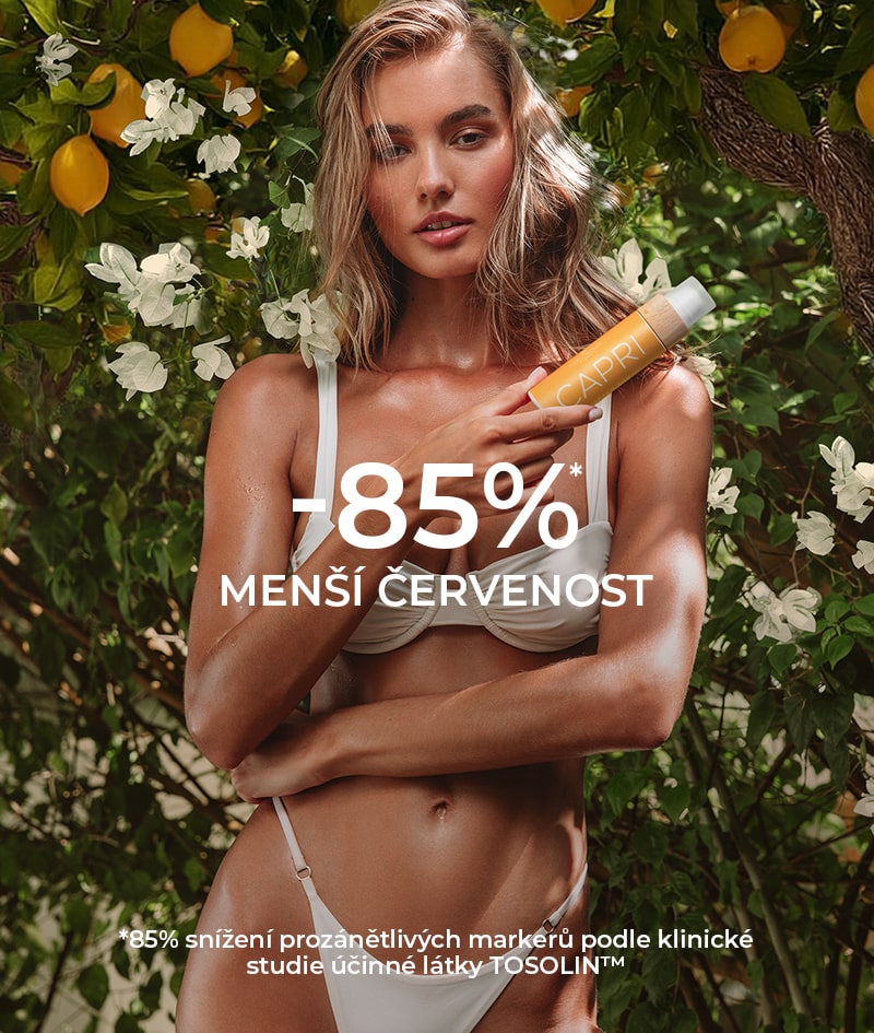 CAPRI After Sun Tan-Extending Lotion: Lotion po opalování pro prodloužení pleti s obsahem TOSOLIN™. Osvěžuje, zklidňuje a hydratuje pokožku. Při každodenním používání uchová opálení až po dobu 3 měsíců.