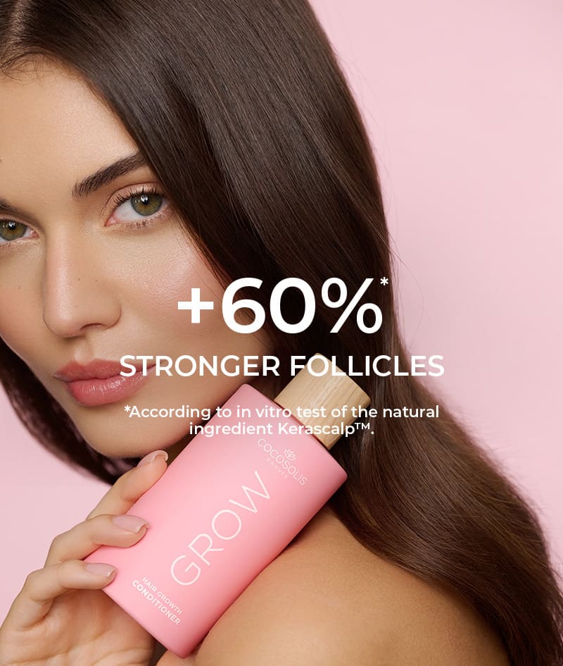 GROW Growth & Anti-aging Conditioner: Conditioner for hair growth with KERASCALP™.  With anti-aging affect. Deeply nourishing and clinically proven to make hair denser, thicker, and shinier.
