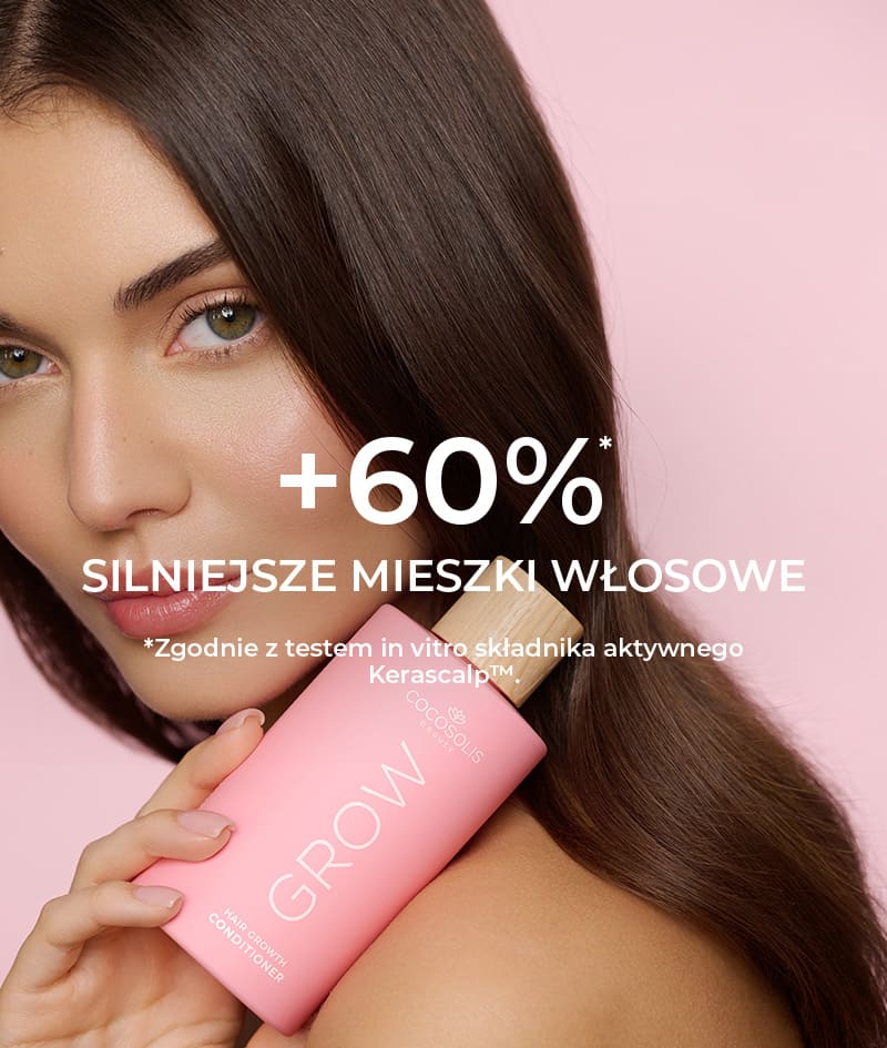 GROW Growth & Anti-aging Conditioner: Balsam na porost włosów z KERASCALP™. Działa przeciwstarzeniowo. Głęboko odżywia i posiada udowodnione klinicznie działanie zwiększające gęstość, grubość i blask włosów.