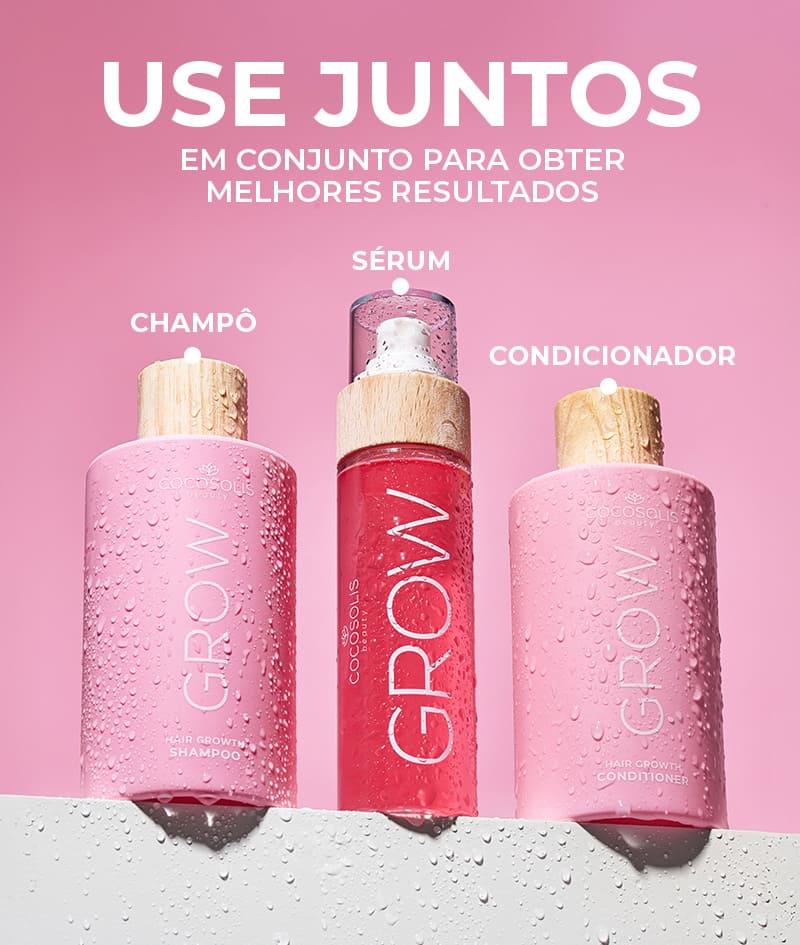 GROW Growth & Anti-aging Conditioner: Condicionador para crescimento capilar com KERASCALP™. Com efeito antienvelhecimento. Profundamente nutritivo e clinicamente comprovado para tornar o cabelo mais denso, espesso e brilhante.