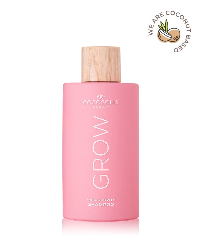 GROW Growth & Anti-aging Shampoo: Σαμπουάν για ανάπτυξη των μαλλιών με KERASCALP™. Με αντιγηραντική δράση. Κλινικά αποδεδειγμένα κάνει τα μαλλιά πιο πυκνά, πιο γεμάτα και λαμπερά.
