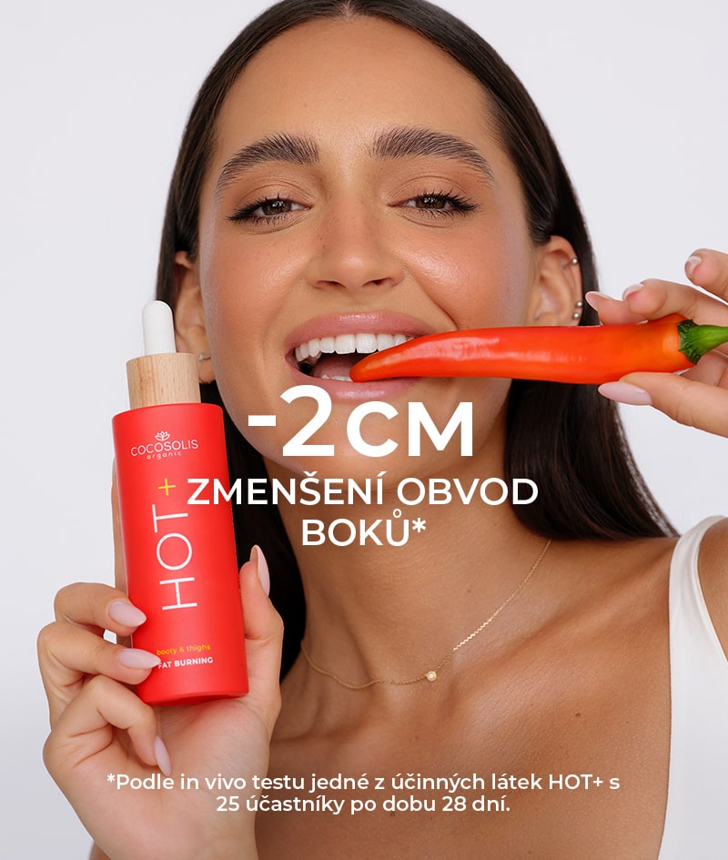 HOT+ Fat-burning Serum: Termo sérum na hubnutí. Složení s klinicky ověřenými složkami, které rozpouští tuk, zpevňuje a vyhlazuje.<br><strong>Zóna: zadek a stehna<br>Zahřívací účinek</strong>