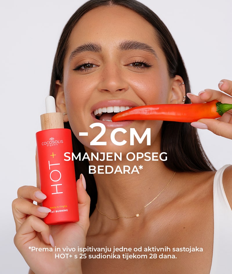 HOT+ Fat-burning Serum: Termo serum za mršavljenje. Formula s klinički dokazanim sastojcima za sagorijevanje masti, učvršćivanje i zaglađivanje.<br><strong>Područje: stražnjica i bedra<br>Učinak zagrijavanja</strong>