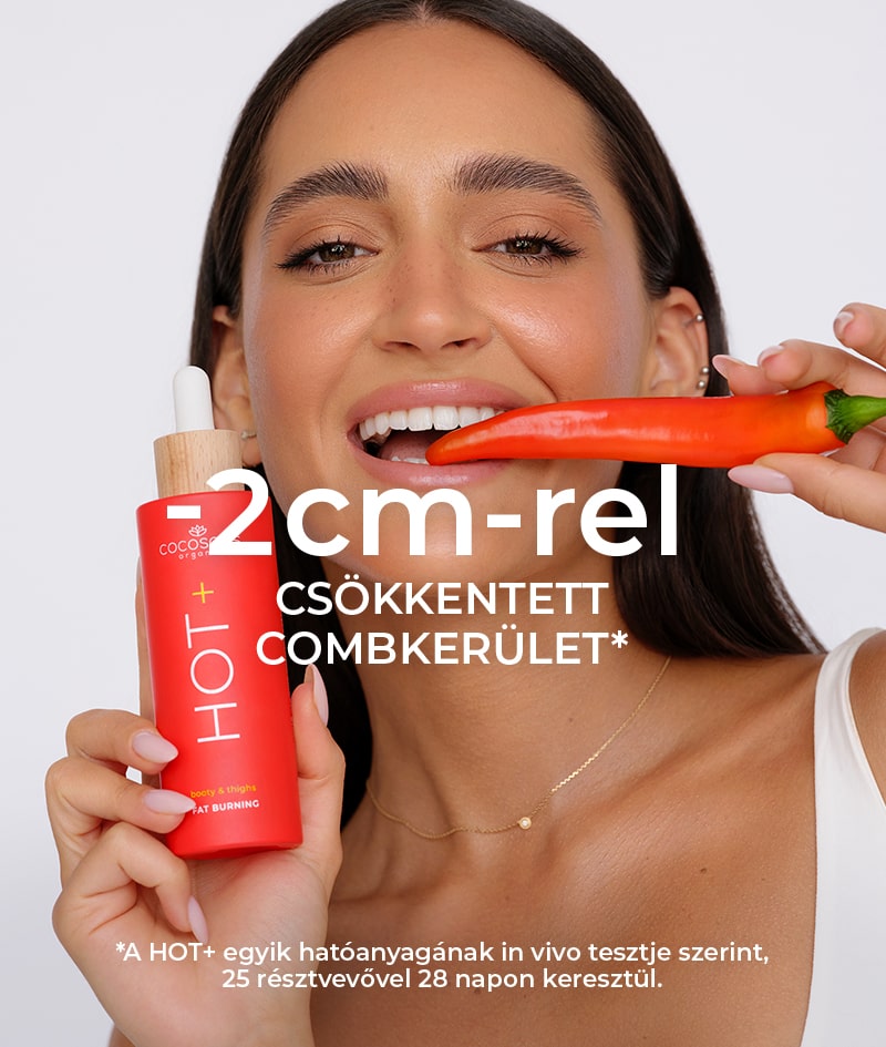 HOT+ Fat-burning Serum: Termikus szérum fogyáshoz. Klinikailag bizonyított összetevőket tartalmazó formula a zsírégetésért, feszesítésért és simításért.<br><strong>Terület: fenék és combok<br>Melegítő hatás</strong>