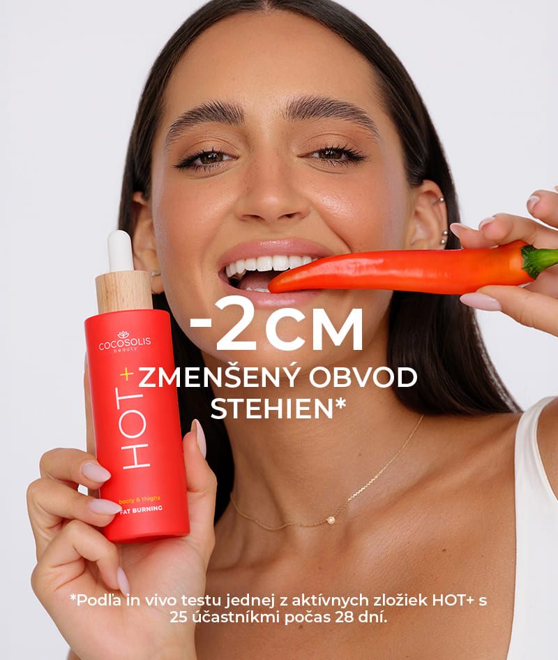 HOT+ Fat-burning Serum: Termo sérum na hubnutí. Složení s klinicky ověřenými složkami, které rozpouští tuk, zpevňuje a vyhlazuje.<br><strong>Zóna: zadek a stehna<br>Zahřívací účinek</strong>