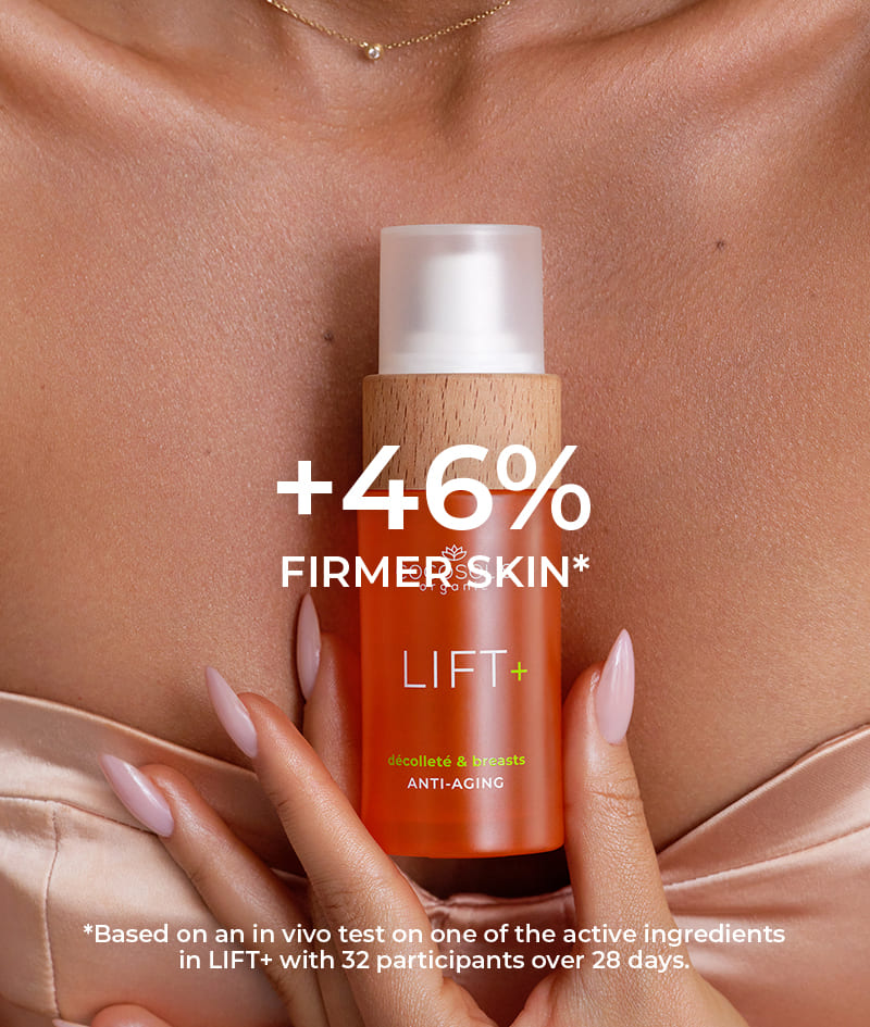 LIFT+ Anti-aging Serum: Rejuvenating serum-booster. High-concentration formula with a lifting effect.<br><strong>Target area: neck, décolleté & bust</strong>