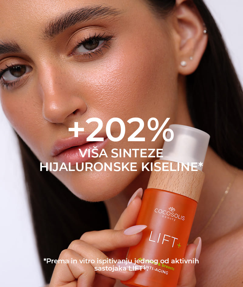 LIFT+ Anti-aging Serum: Pomlađujući serum-booster. Visoko koncentrirana formula s lifting učinkom.<br><strong>Područje: vrat, dekolte i prsa</strong>