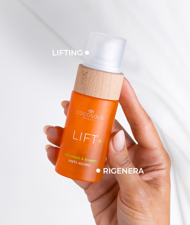 LIFT+ Anti-aging Serum: Siero-booster rigenerante. Formula ad alta concentrazione con effetto lifting.<br><strong>Area target: collo, décolleté e busto</strong><br>Spray a base d'acqua a rapido assorbimento