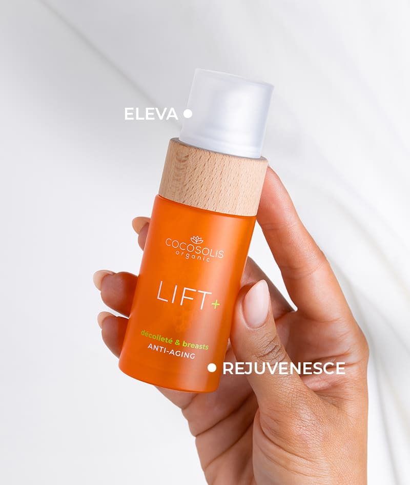 LIFT+ Anti-aging Serum: Sérum-booster rejuvenescedor. Fórmula de alta concentração com efeito lifting.<br><strong>Zona de aplicação: pescoço, decote e busto</strong>