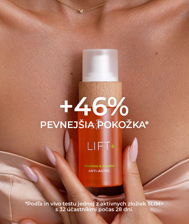 LIFT+ Anti-aging Serum: Omladzujúci sérum-booster. Vysoko koncentrovaná formula s liftingovým efektom.<br><strong>Zóna: krk, dekolt a prsia</strong>
