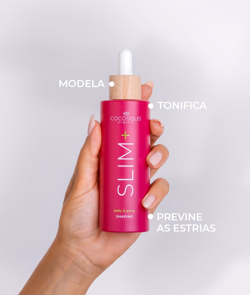 SLIM+ Shaping Serum: Sérum concentrado remodelador. Ação direcionada contra a gordura, flacidez e estrias. Reduz a circunferência.<br><strong>Zona de aplicação: barriga e braços</strong>